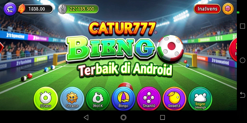 Tampilan gameplay seru di CATUR777 yang menampilkan aksi Bingo.