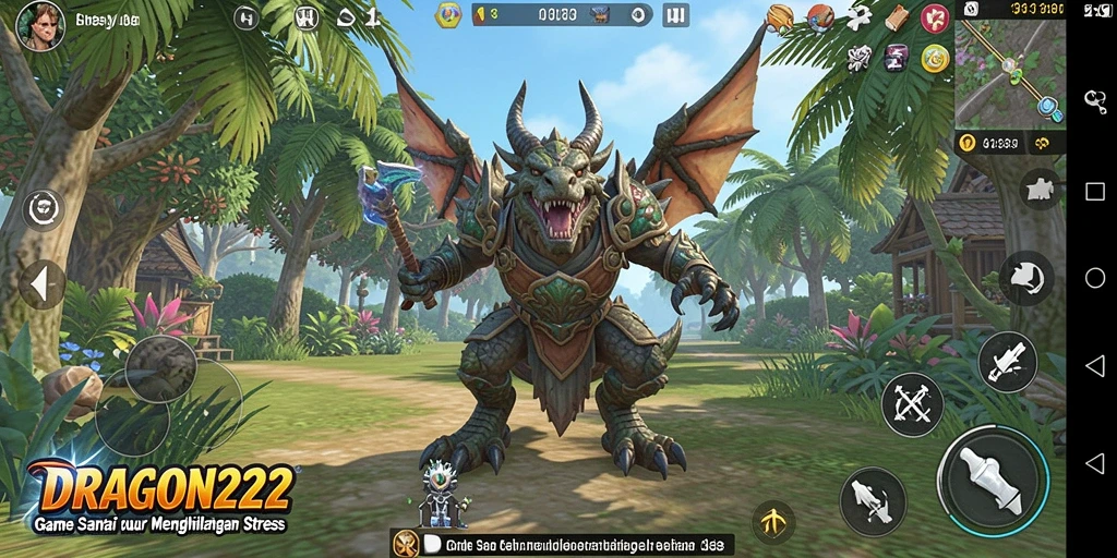 Tangkapan layar dari gameplay DRAGON222 yang penuh warna dan interaktif.