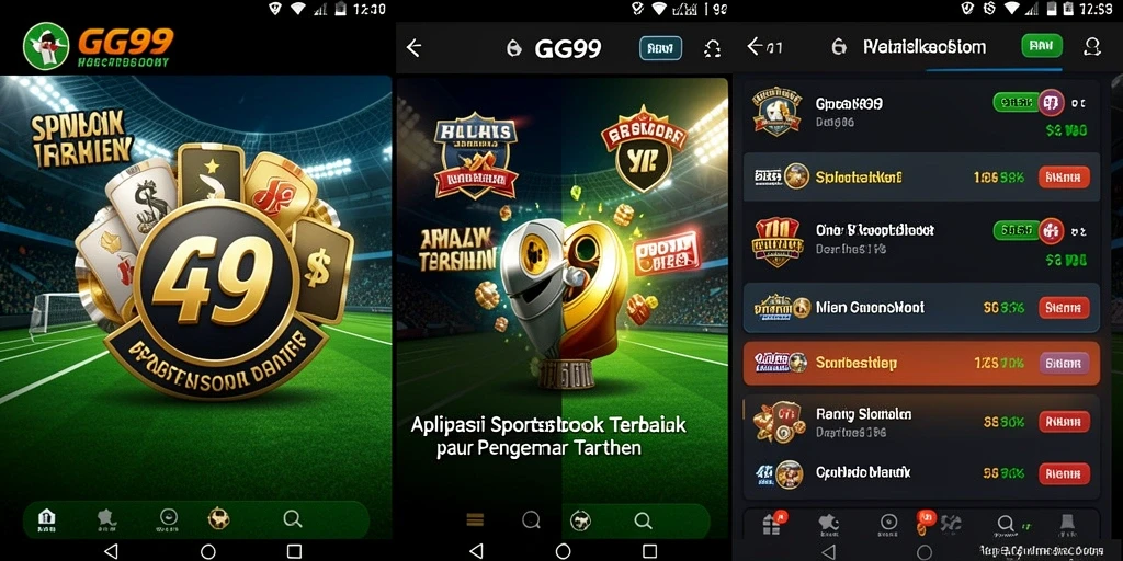 Tampilan gameplay menarik dari aplikasi Sportsbook GG99.