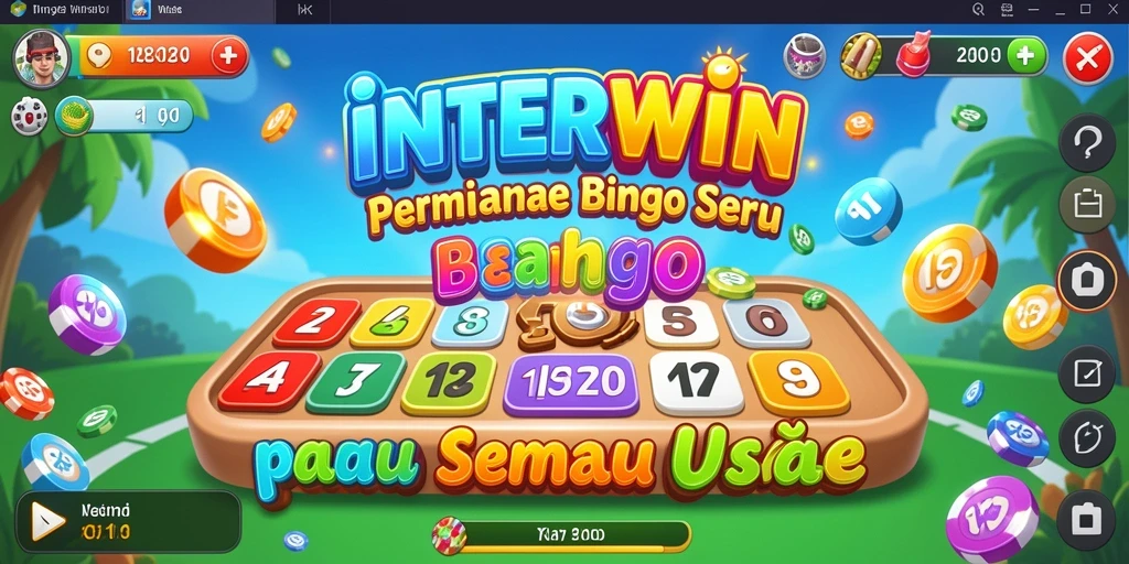 Tampilan seru gameplay Bingo di INTERWIN.