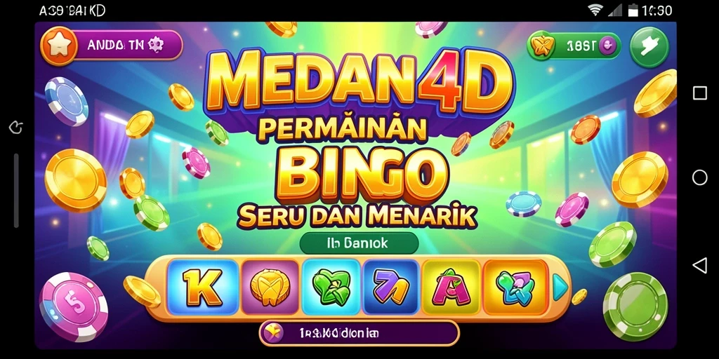 Tampilan gameplay Bingo di MEDAN4D yang seru dan menantang.