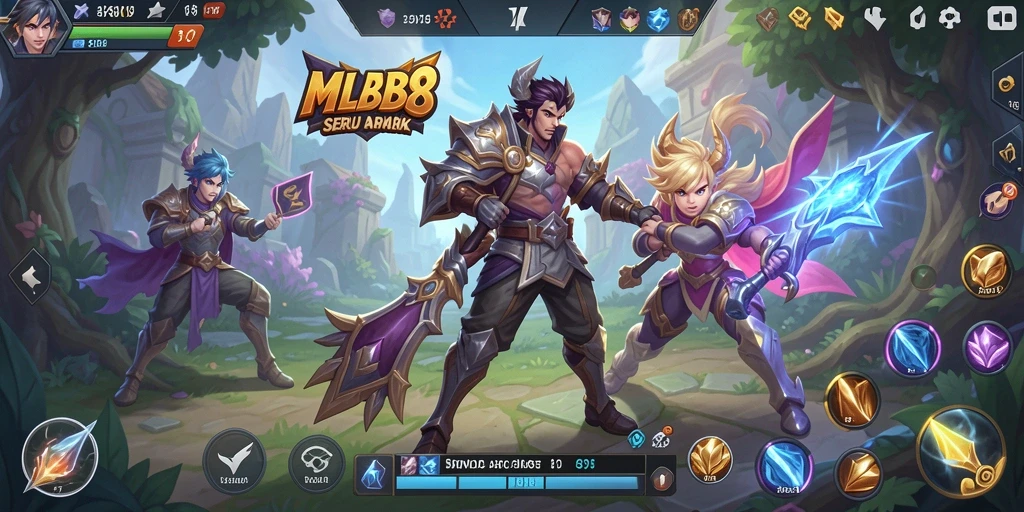 Tampilan gameplay seru dari MLBB8 yang menantang dan menyenangkan.
