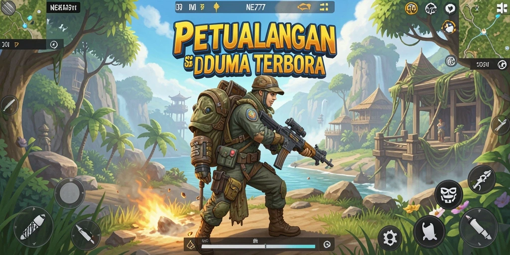 Tampilan gameplay menakjubkan dari dunia terbuka NEX777.