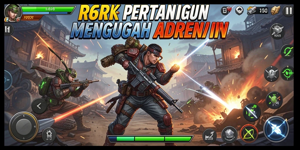 Gameplay R6R6 menunjukkan aksi yang intens dan mendebarkan.