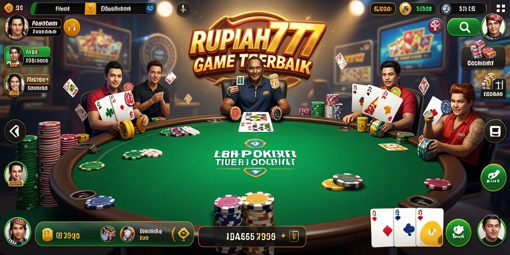 Gameplay RUPIAH777 yang mendebarkan dengan banyak pilihan meja Poker.