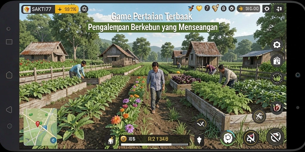 Tampilan gameplay SAKTI77 dalam dunia pertanian yang menakjubkan.