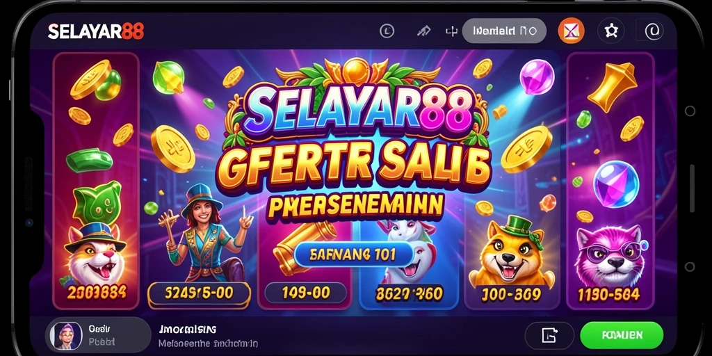 Gameplay menarik SELAYAR88 menampilkan slot yang beragam dan penuh warna.