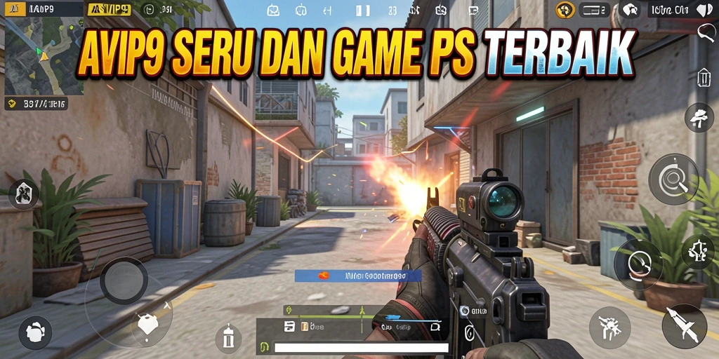 Screenshot menunjukkan aksi mendebarkan dalam gameplay FPS.